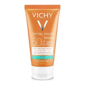 Flacon Vichy Capital Soleil Émulsion Toucher Sec SPF50+ 50ml
