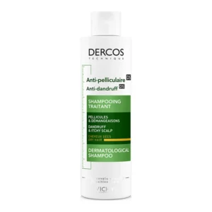 Flacon Vichy Dercos Shampooing Antipelliculaire Cheveux Secs 200ml